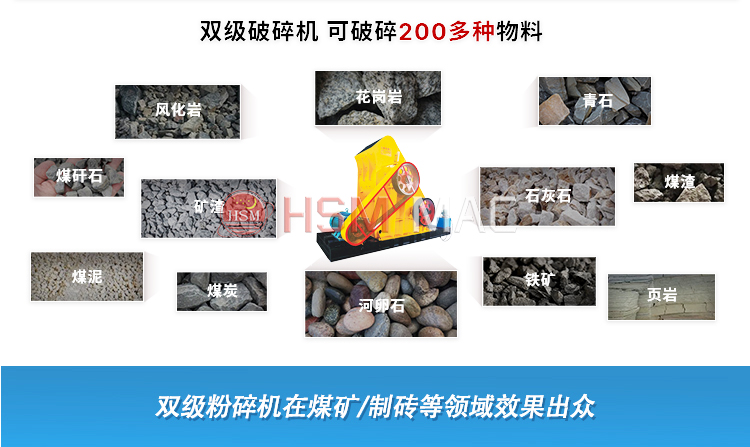 濕煤用什么粉碎機(jī)好？試試雙級粉碎機(jī)無篩底不堵料 易于維護(hù)